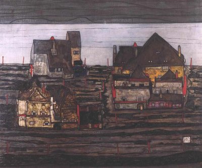 Voorstad door Egon Schiele
